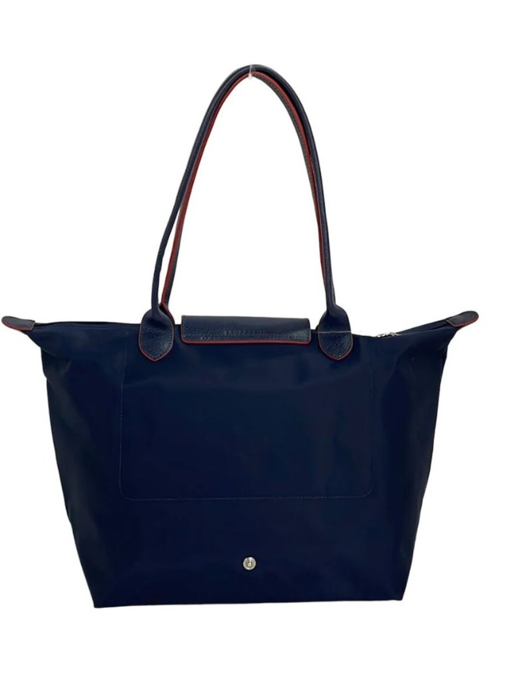 LONGCHAMP Le Pliage Club Navy Nylon Leather Shoulder Bag